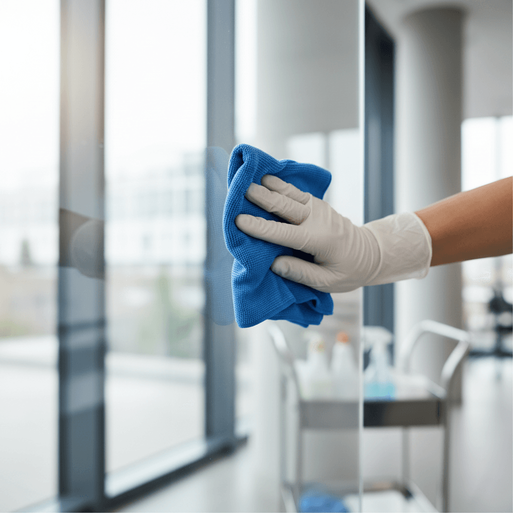 Commercial property windows professionally cleaned